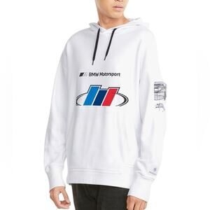 Puma BMW Motorsports White Street Hoodie NWTs size large